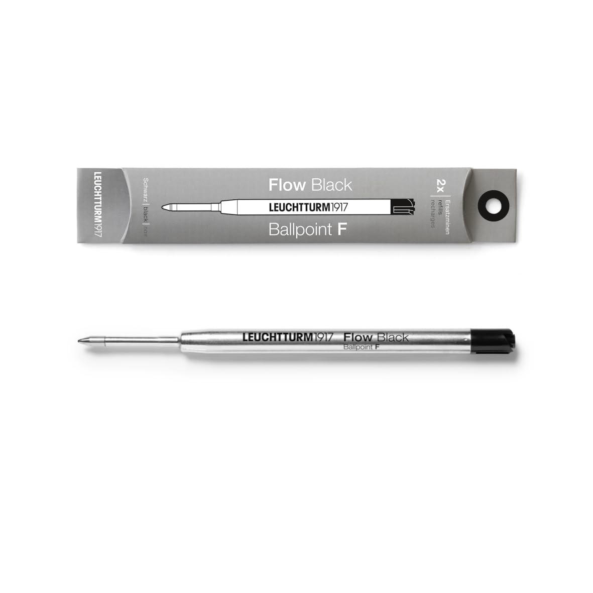 Leuchtturm1917 Drehgriffel Nr. 1 Ballpoint Refills – Parker-Style (Pack of 2)