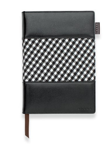 Cross Premium A5 Black Notebook – Ruled Journal with Satin Marker