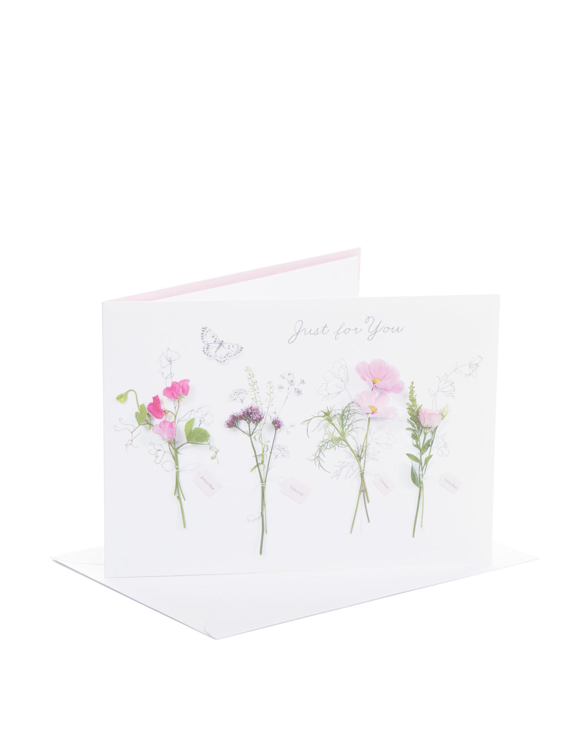 UK Greetings Floral Birthday Card for Her / Friend – Elegant Meadow Flowers Design
