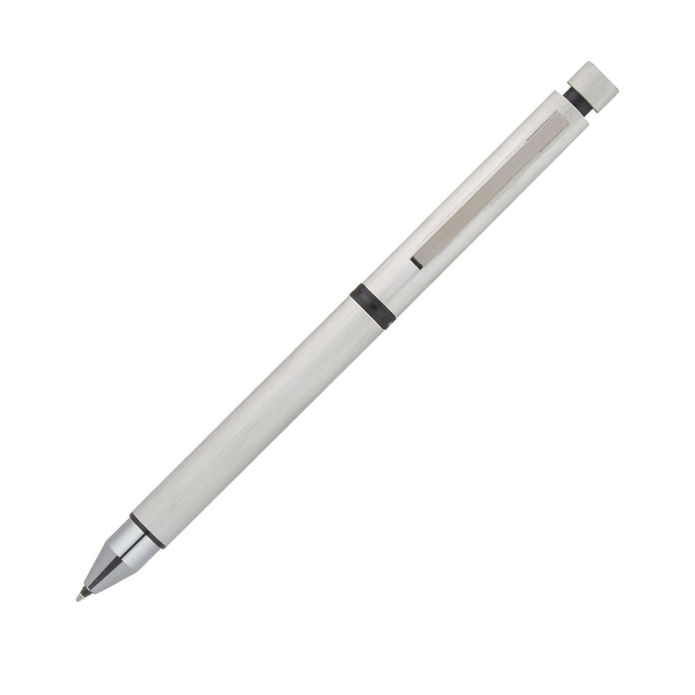 LAMY CP1 Tri Pen Brushed Stainless Steel – 3-in-1 Multi-System (Black & Red + 0.5 mm pencil)