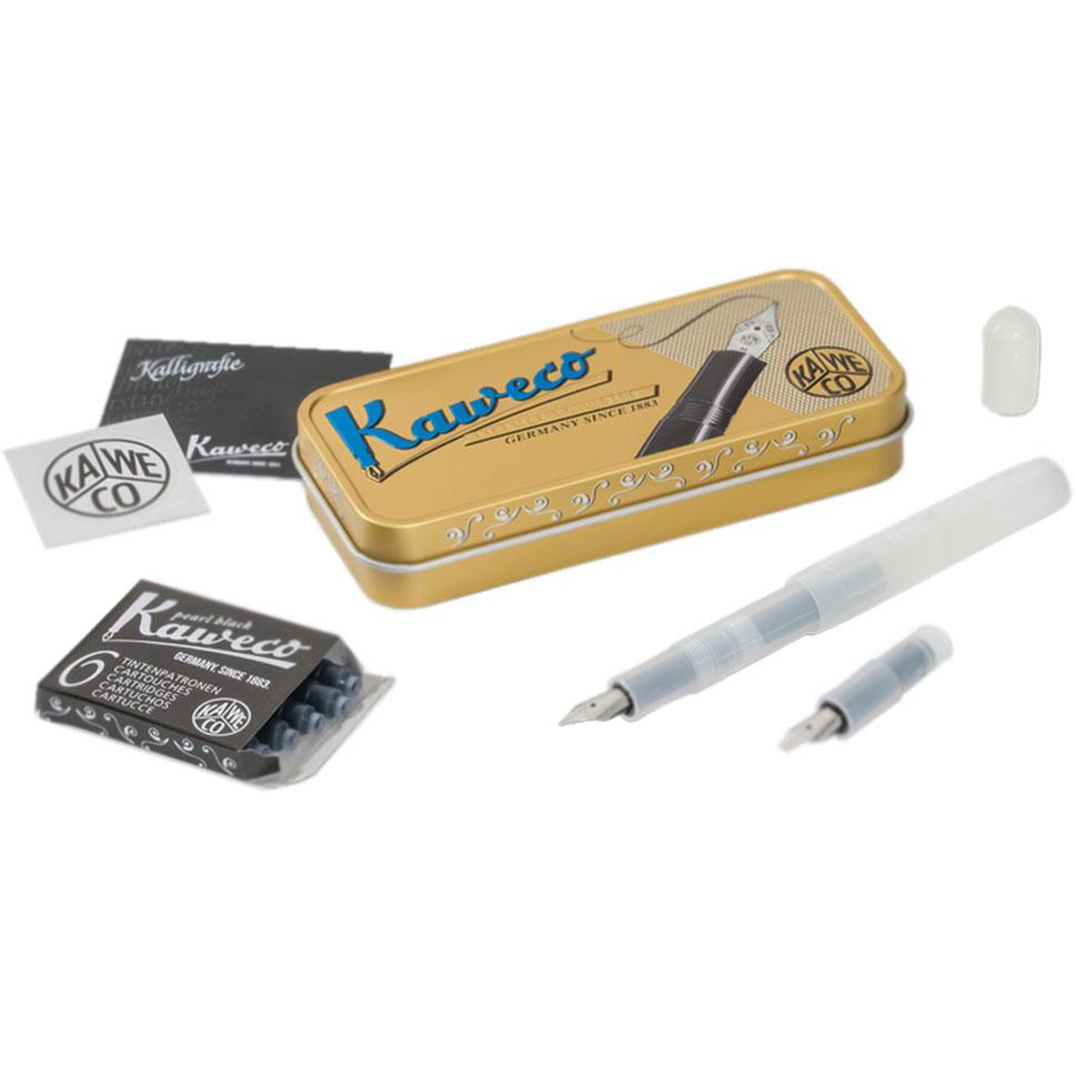 Kaweco Calligraphy Sport Set “S” – Frosted Coconut Resin Pen & Nib Kit