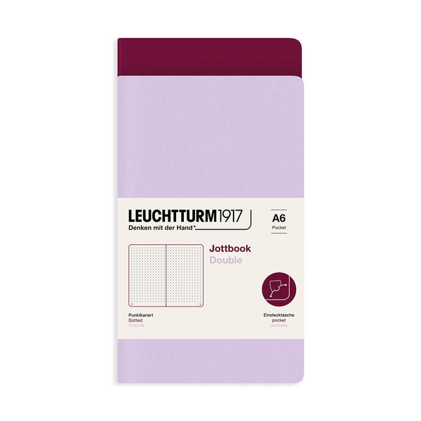 Leuchtturm1917 368190 Jottbook A6 – 59-Page Dotted Lilac