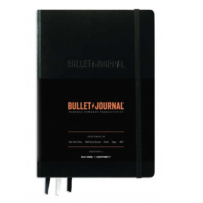Leuchtturm1917 Bullet Journal Edition 2 – A5 Black, 120 gsm Dotted