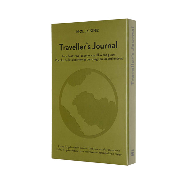 Moleskine Travel Passion Journal – Large Hardcover (13 × 21 cm), Elm Green