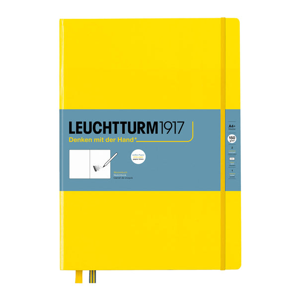 Leuchtturm1917 Master Sketchbook A4 Hardcover – Lemon, 112 Pages 150 gsm