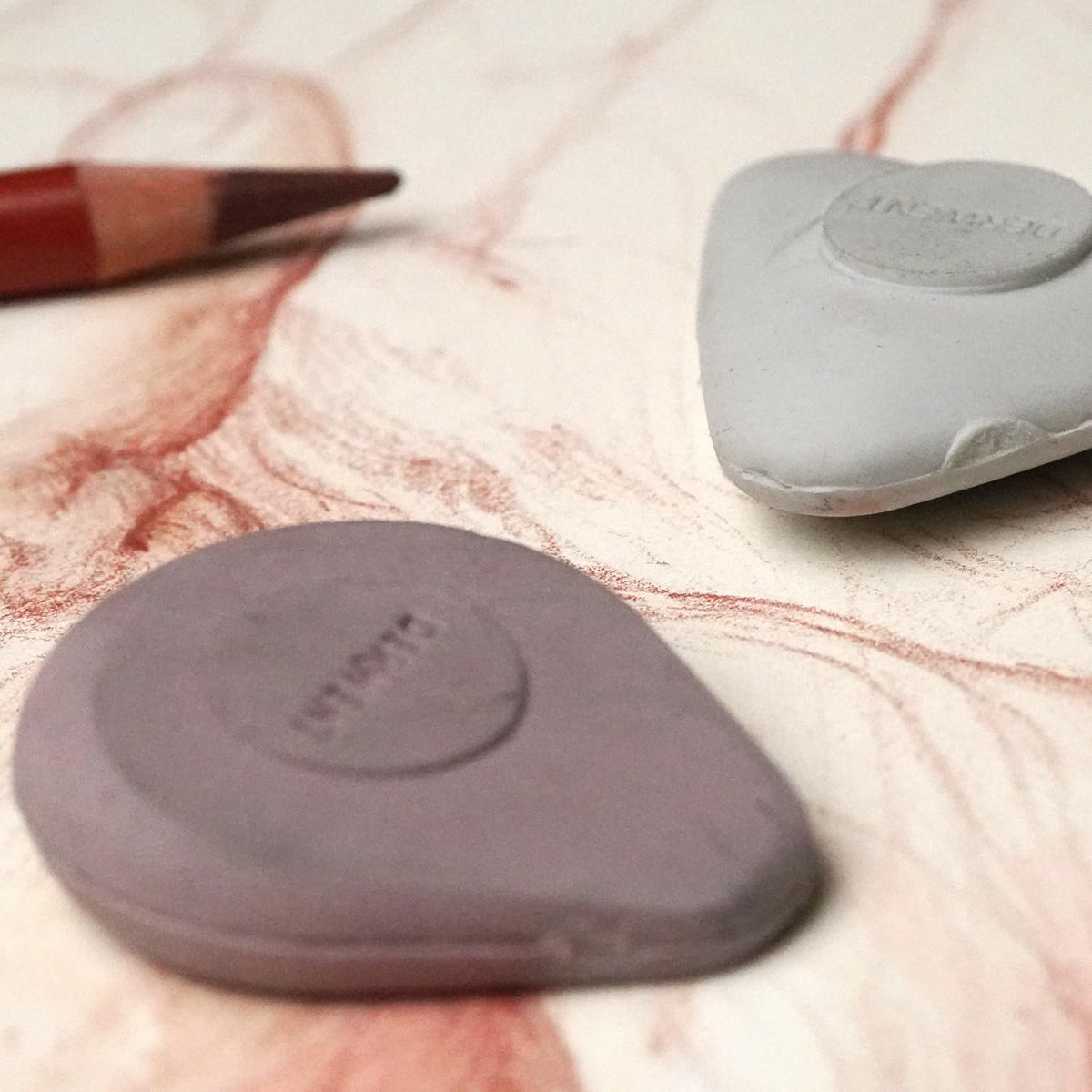 Derwent Shaped Art Erasers – Set of 2 Multi-Colour, Professional Quality