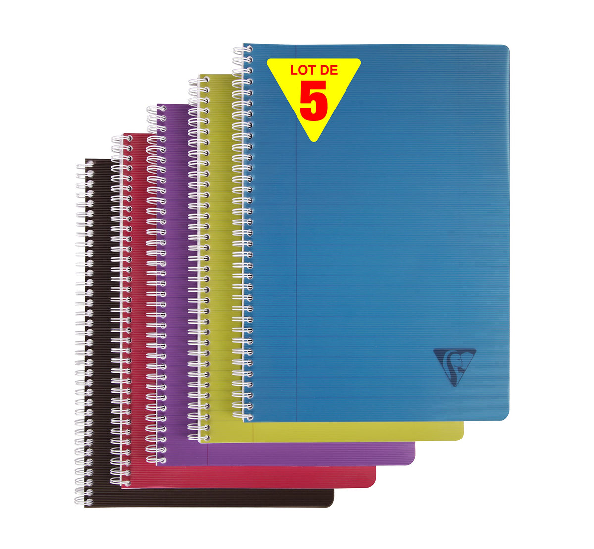 Clairefontaine Linicolor Wirebound A4 Notebooks – Assorted Covers, 90 Sheets