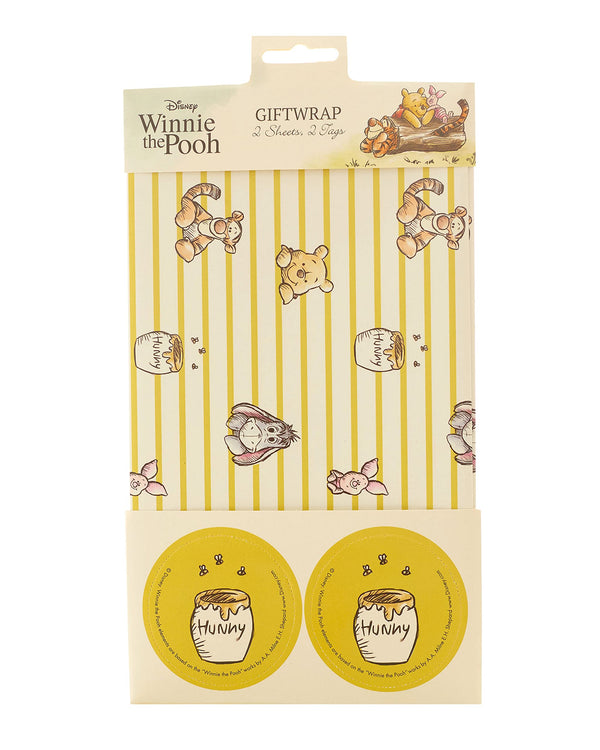 Disney Winnie the Pooh Collector’s Gift Wrap Set with Sheets & Tags