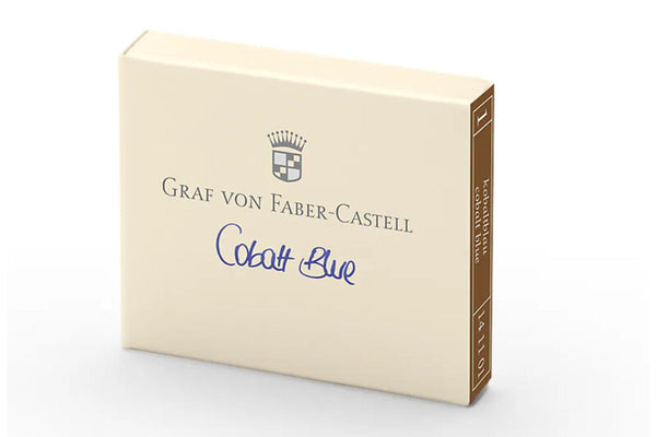 Graf von Faber-Castell Ink Cartridges Cobalt Blue – Luxury Fountain Pen Refills