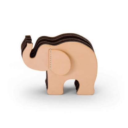 Graf von Faber-Castell Little Giants Elephant Pen Holder – Small Natural Wood