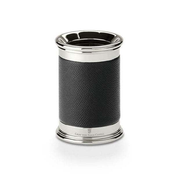 Graf von Faber-Castell Epsom Black Leather Pen Holder – Luxury Desk Accessory