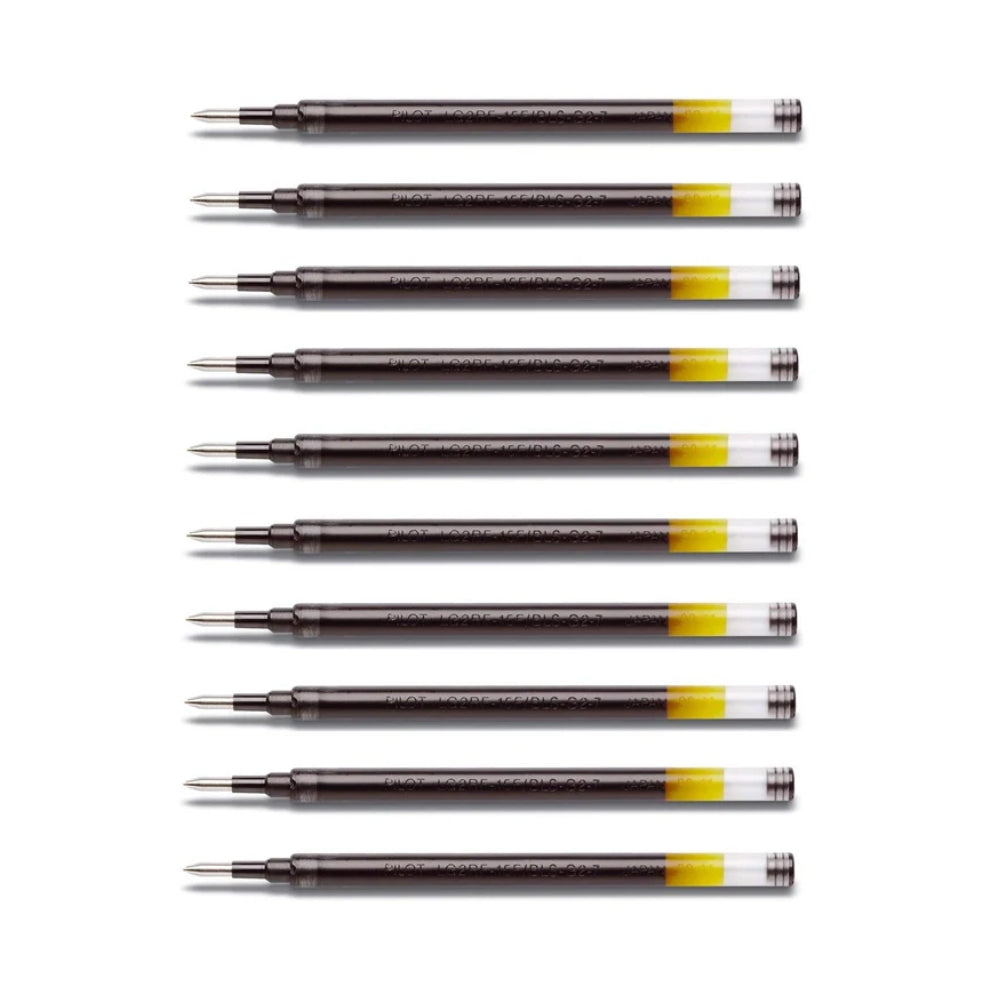 Pilot G2 07 Gel Pen Refills Black – Pack of 10 Precision Fine Writing Refills