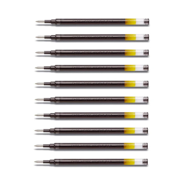 Pilot G2 07 Gel Pen Refills Black – Pack of 10 Precision Fine Writing Refills