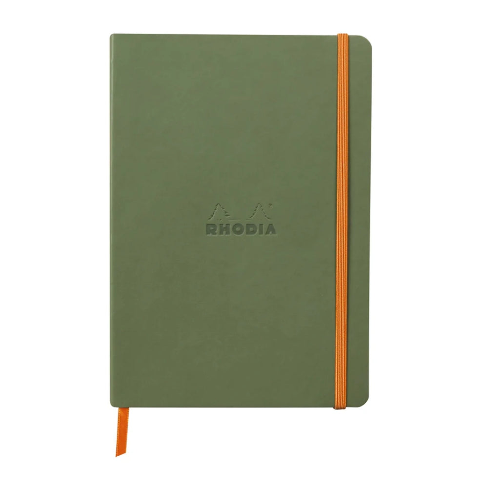 Rhodia 117440C Sage Soft Notebook – A5 Dotted Dot, 160 pages