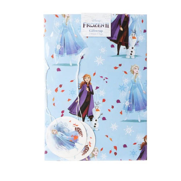 UK Greetings Disney Frozen Collector’s Gift Wrap Set – 2 Sheets & 2 Tags