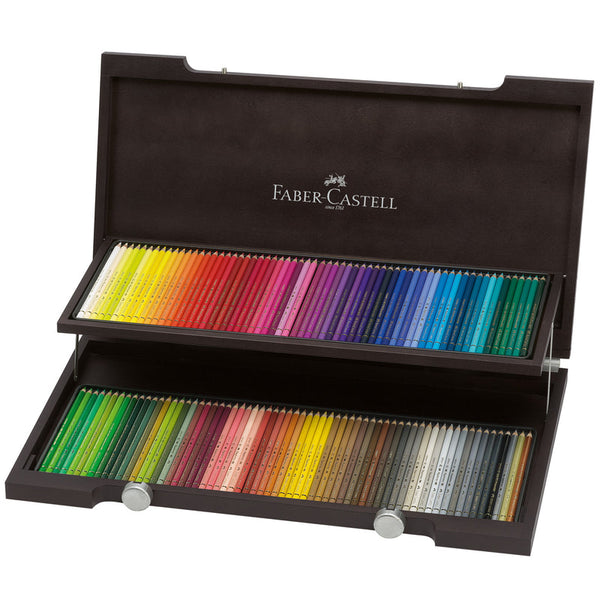 Faber-Castell Polychromos – Artists’ Colour Pencil Set of 120 (Wood Case)