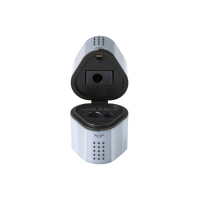 Faber-Castell Grip Trio 3-in-1 Sharpener Silver