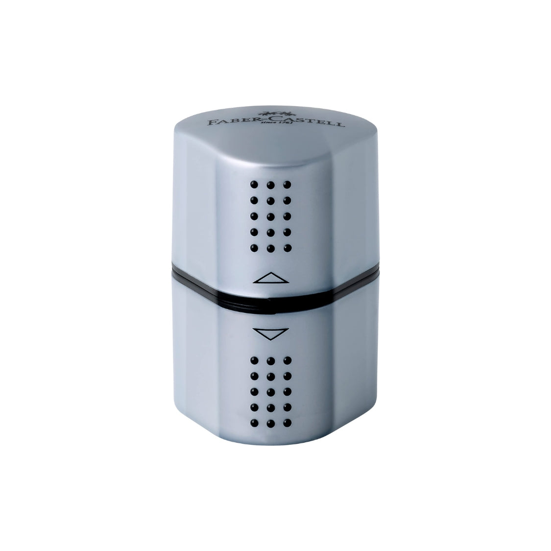 Faber-Castell Grip Trio 3-in-1 Sharpener Silver