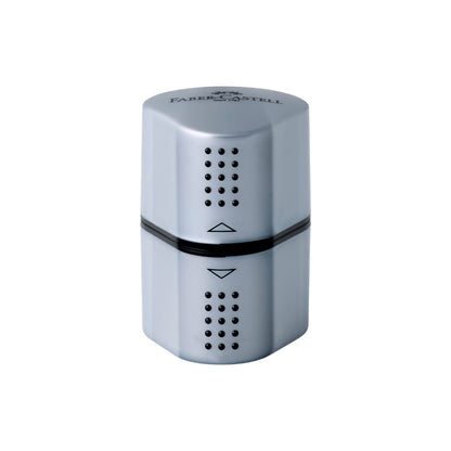 Faber-Castell Grip Trio 3-in-1 Sharpener Silver