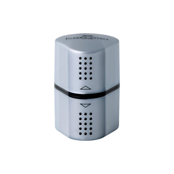 Faber-Castell Grip Trio 3-in-1 Sharpener Silver