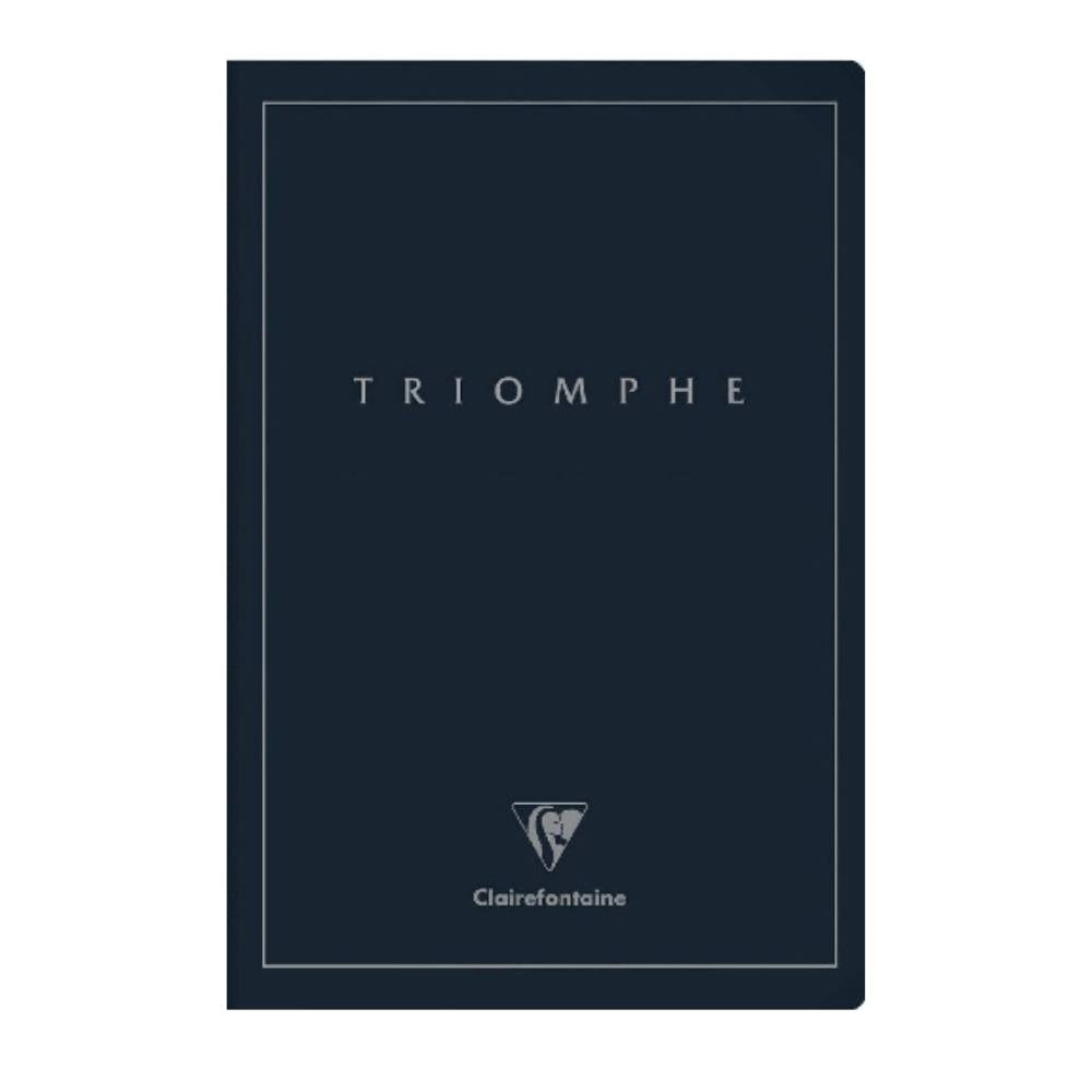 Clairefontaine Triomphe Platinum A4 Notebook – Deep Blue Hardcover