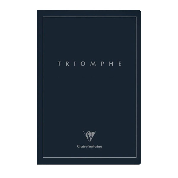 Clairefontaine Triomphe Platinum A4 Notebook – Deep Blue Hardcover